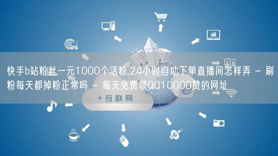 快手b站粉丝一元1000个活粉,24小时