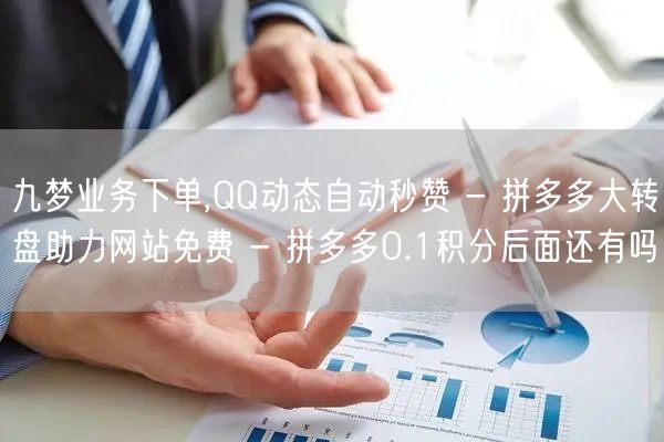 九梦业务下单,QQ动态自动秒赞 - 拼多