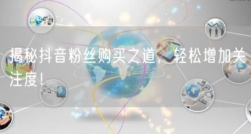 揭秘抖音粉丝购买之道，轻松增加关注度！