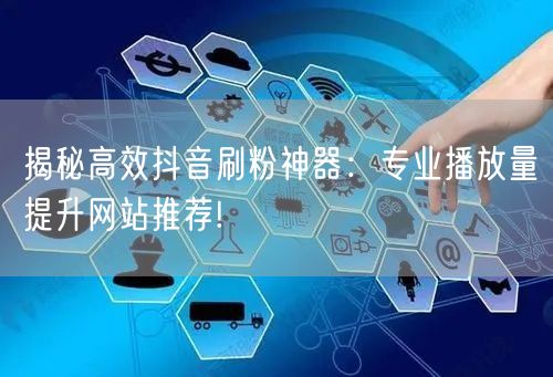 揭秘高效抖音刷粉神器：专业播放量提升网站