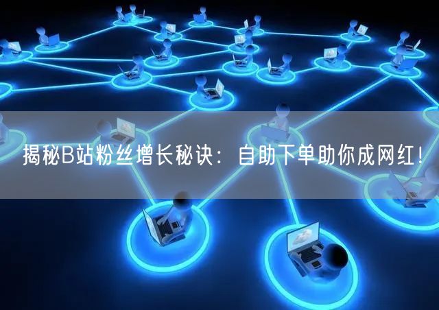 揭秘B站粉丝增长秘诀：自助下单助你成网红
