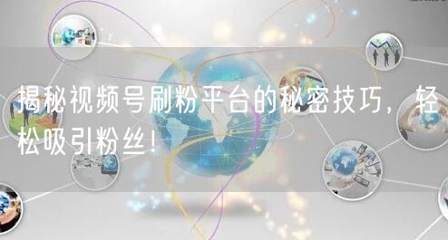 揭秘视频号刷粉平台的秘密技巧，轻松吸引粉