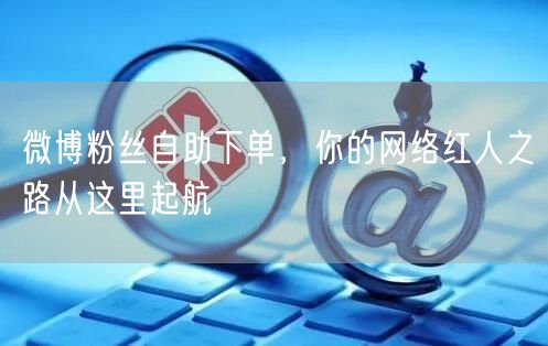 微博粉丝自助下单，你的网络红人之路从这里