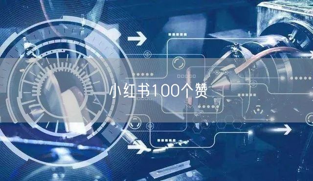 小红书100个赞