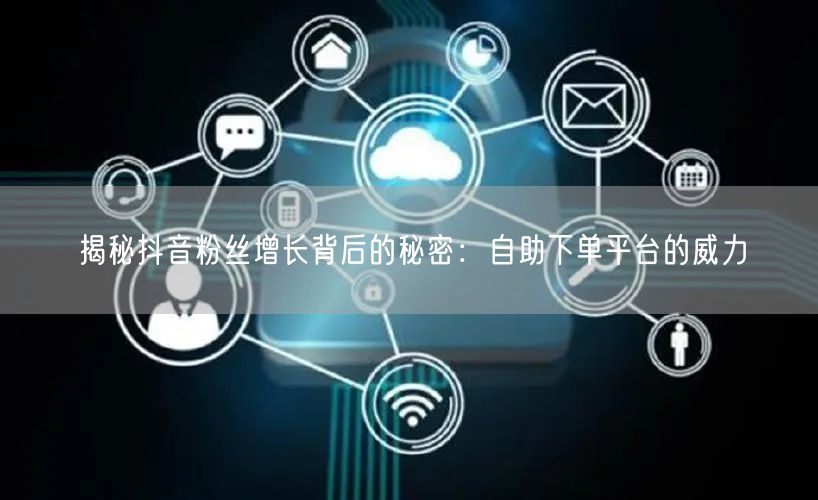 揭秘抖音粉丝增长背后的秘密：自助下单平台