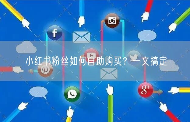 小红书粉丝如何自助购买？一文搞定