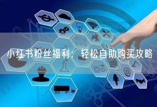 小红书粉丝福利：轻松自助购买攻略