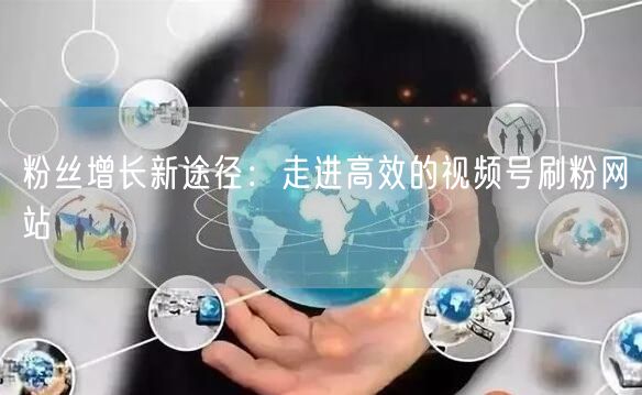 粉丝增长新途径：走进高效的视频号刷粉网站