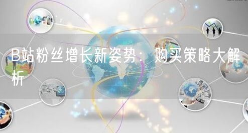 B站粉丝增长新姿势：购买策略大解析