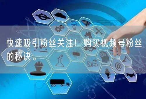 快速吸引粉丝关注！购买视频号粉丝的秘诀。