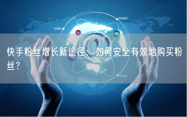 快手粉丝增长新途径：如何安全有效地购买粉