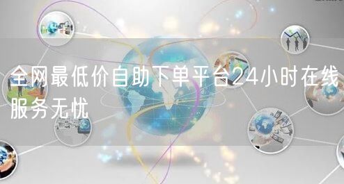 全网最低价自助下单平台24小时在线服务无
