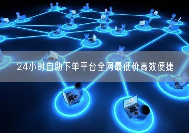 24小时自助下单平台全网最低价高效便捷