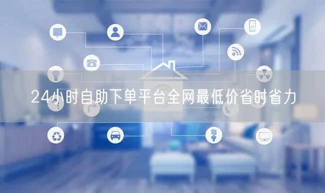 24小时自助下单平台全网最低价省时省力