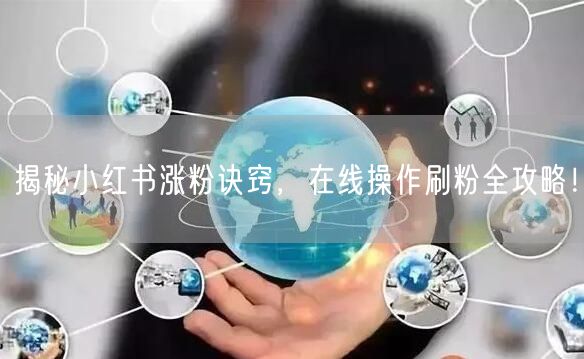 揭秘小红书涨粉诀窍，在线操作刷粉全攻略！