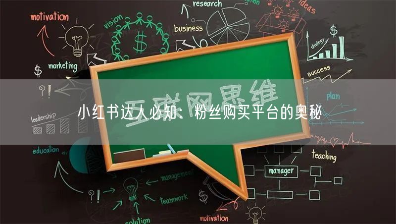 小红书达人必知：粉丝购买平台的奥秘