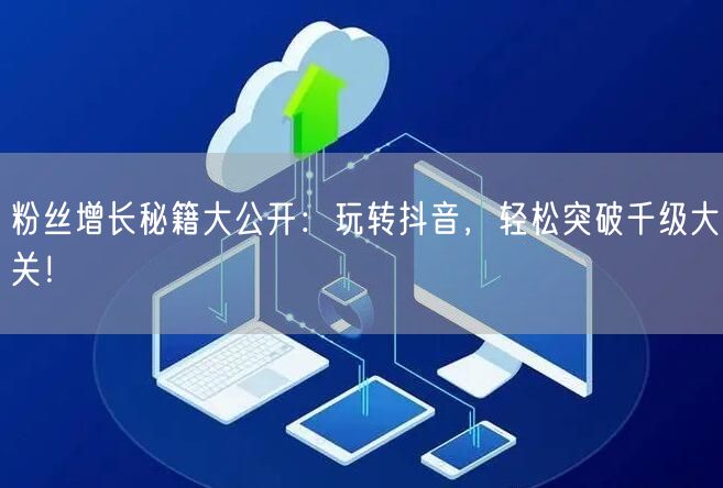 粉丝增长秘籍大公开：玩转抖音，轻松突破千