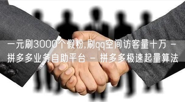 一元刷3000个假粉,刷qq空间访客量十