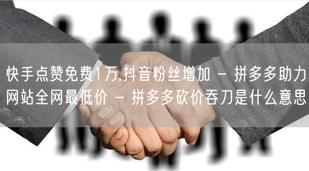 快手点赞免费1万,抖音粉丝增加 - 拼多